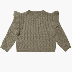 Rylee + Cru La Reina Sweater in Fern Sz 4-5 Y NWT